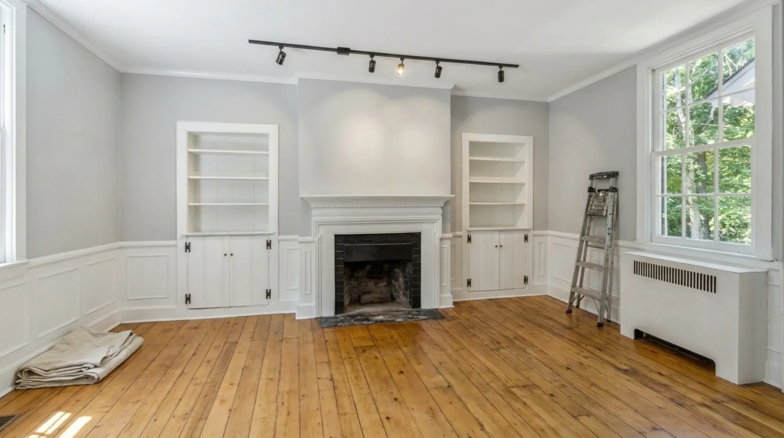 Columbia Historic Living Room Renovation